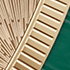 The frame and the fluted bezel Evergreen