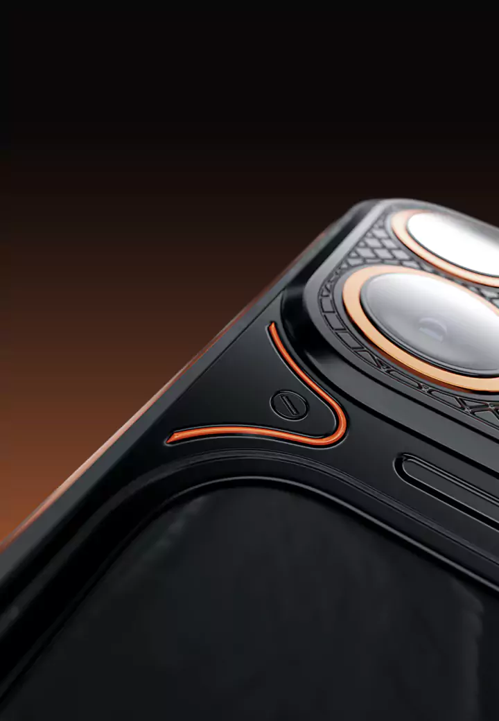 Metal Black Orange