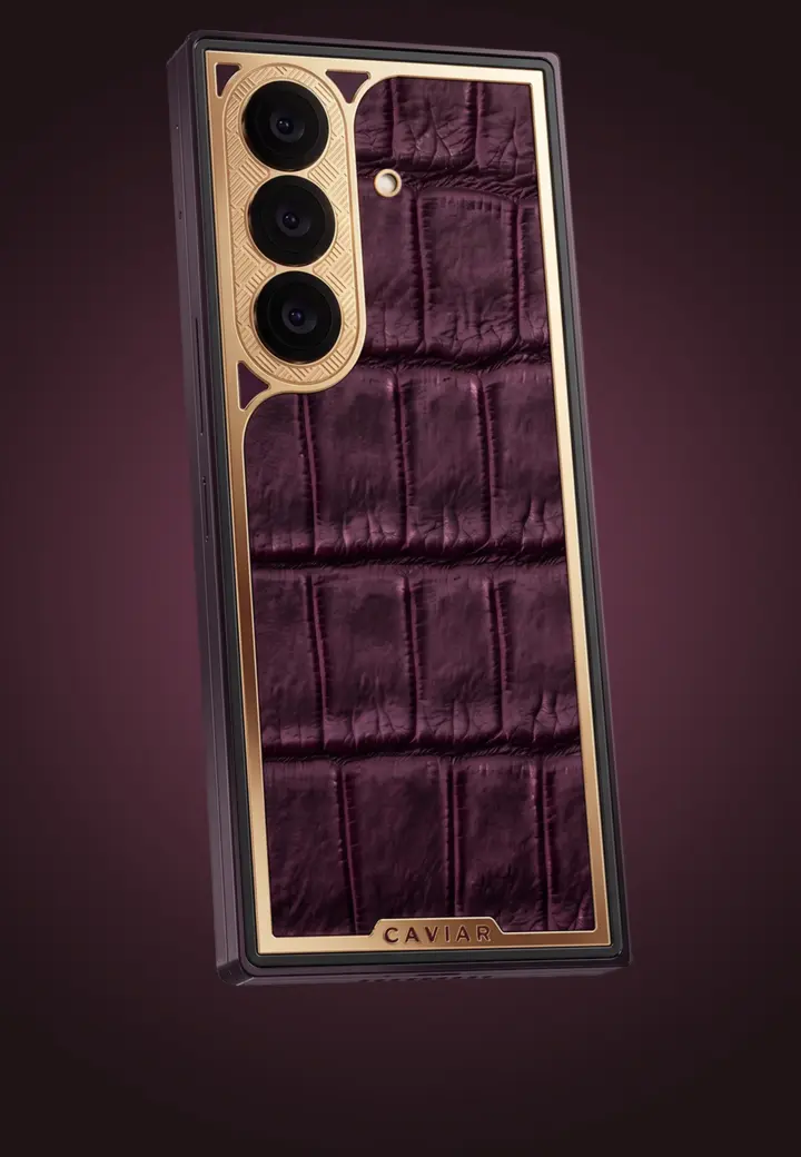 Natural Leather Deep Purple
